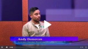 Our new Activity Director Andy Donovan interviewed on the Groton Channel